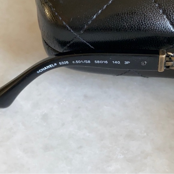 💯 Authentic Chanel Link CC Logo Polarized Sunglasses - Picture 4 of 8